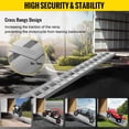thumbnail image 7 of 84x14 Inch Aluminum Ramps 6000LBS Capacity for Car Trailer Truck ATV Pair of 2 Ramps, 7 of 7