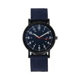 thumbnail image 2 of Resicozy Men's Vintage Watch Quartz Watch with Numeral Dial Leather Strap Dress Wristwatch Blue, 2 of 3