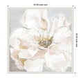 thumbnail image 2 of Amanti Art Large White Floral I Framed Canvas Wall Art Print, 2 of 7