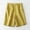 Yellow, variant on Rezuofi Womens Wide Leg Linen Shorts Summer Casual Loose Pleated Elastic High Waisted Bermuda Shorts
