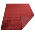 thumbnail image 4 of Rugsotic Carpets Handmade Rugs Hand Knotted Loom Rectangle 6'x9' Red Wool for Indoor Use, 4 of 5