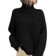 thumbnail image 1 of Suéter PRETTYGARDEN Otoño 2025 Tejido Grueso Negro Talla L, 1 of 6