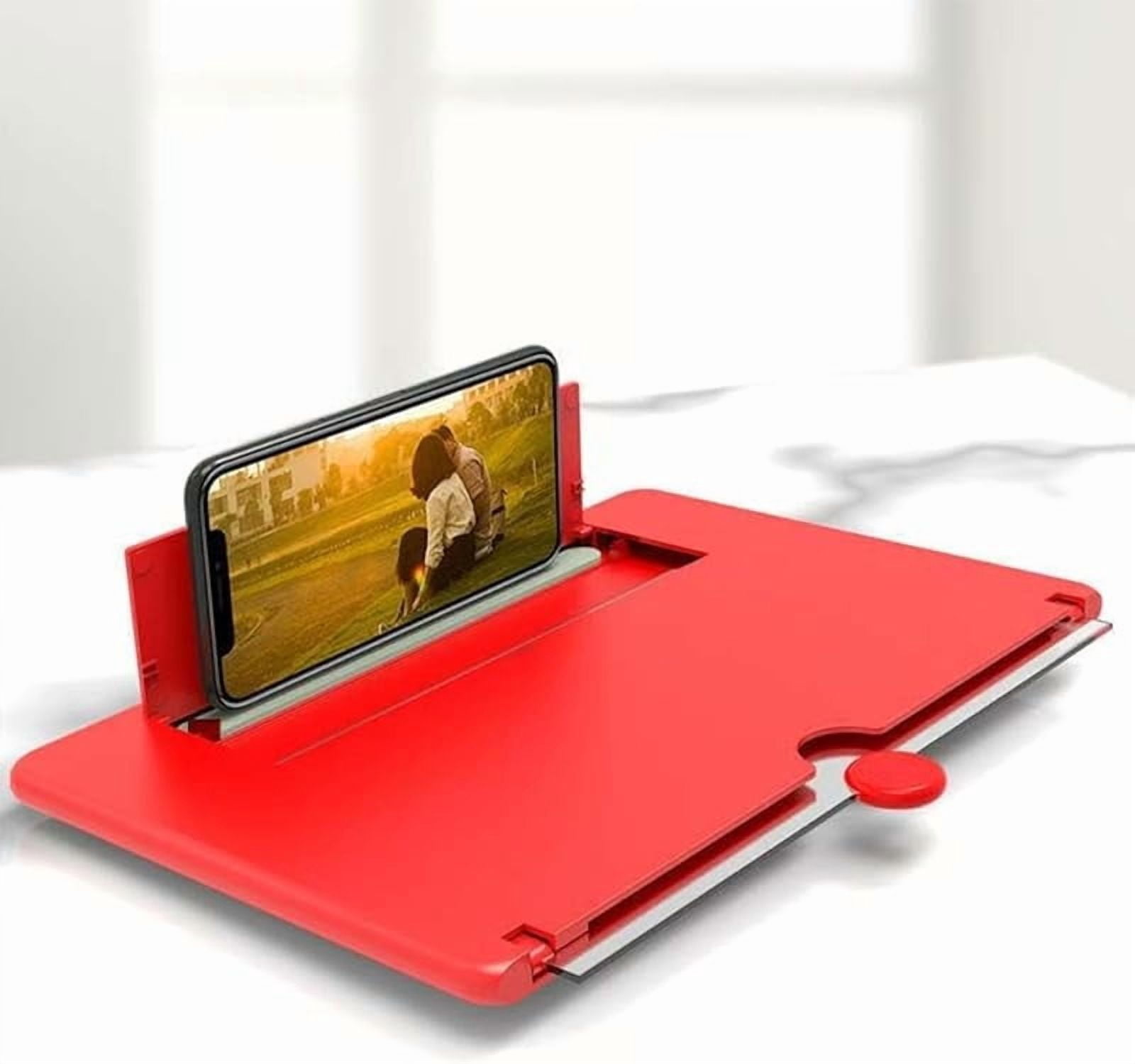 12"Mobile Phone Magnifier - Ultra-HD Screen Magnifier for Easy TV Viewing Orientation for Landscapes Use Eye Protection Full-Screen Mobile Phone Magnification