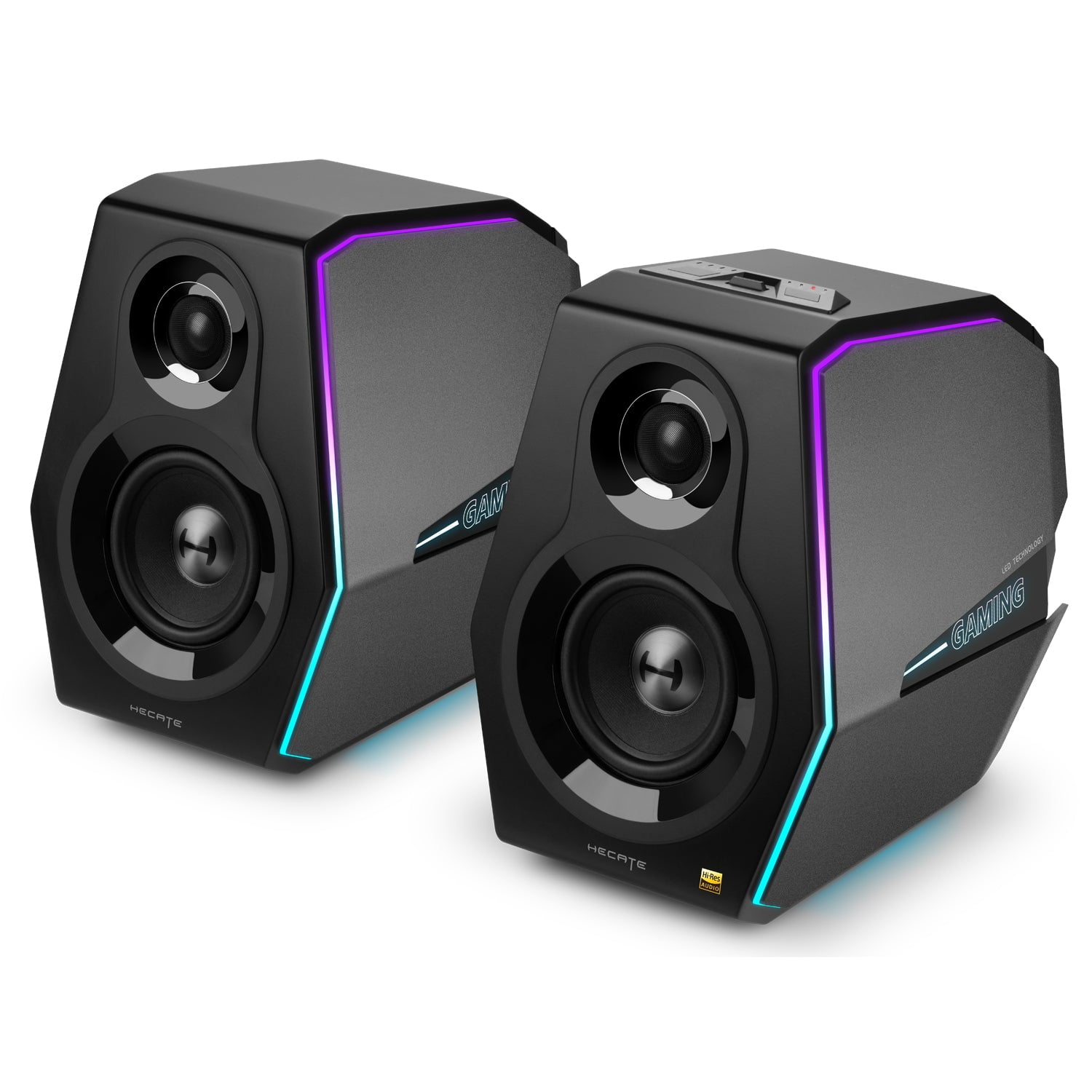 Stolt Produktion Slået lastbil HECATE G5000 Hi-Res Audio Bluetooth Wireless Gaming Speakers for PC/PS4/PS5/Laptop/TV  and RGB Lighting with 3 Sound Modes - Walmart.com