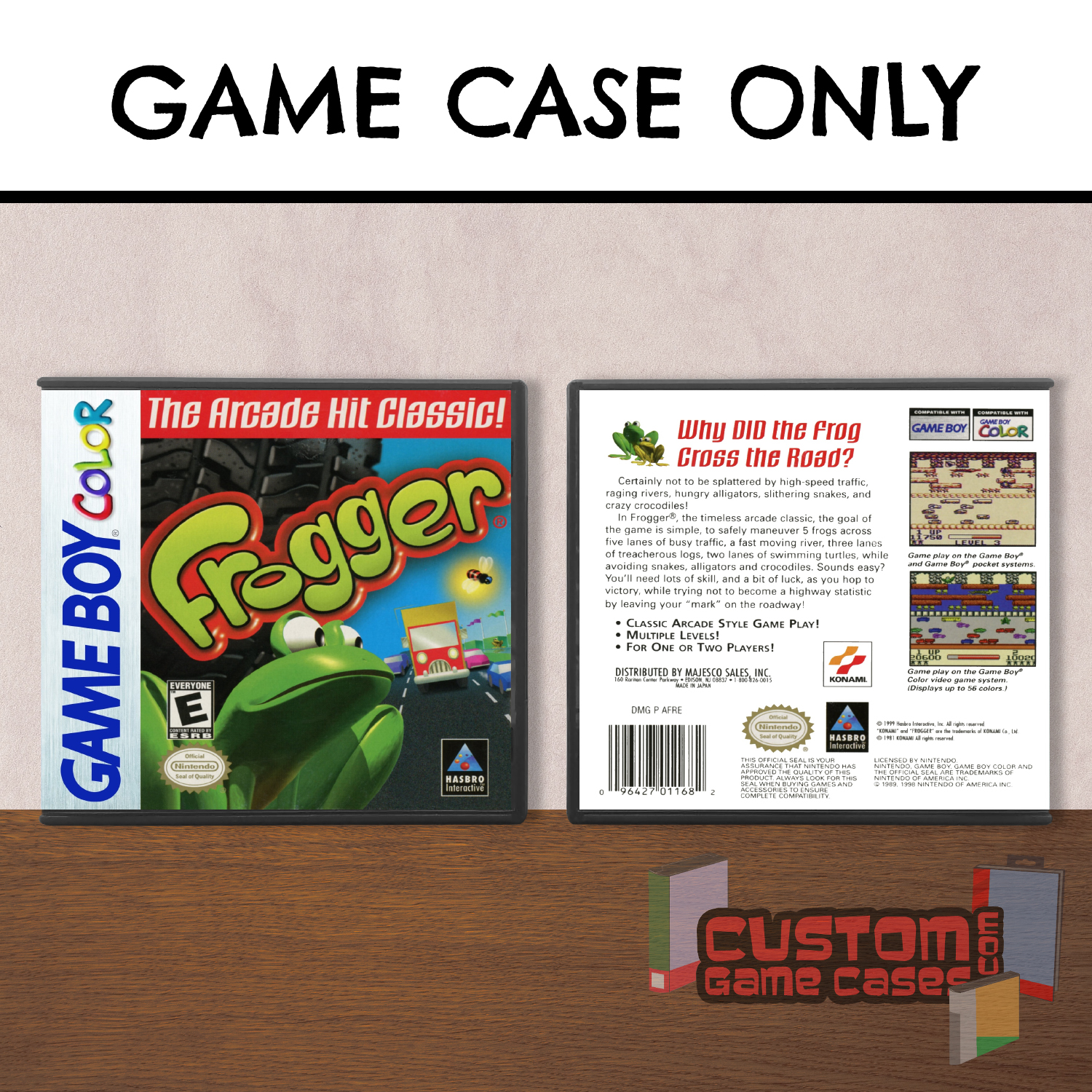 Frogger (GBC) Game Boy Color Game Case with Cover