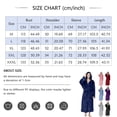 thumbnail image 3 of Sewkxo Mens Robes with Hood Flannel Fleece Bathrobe Full Length Plush Robe Coat Soft Warm Fleece Shower Spa Long Robe,Deep Red 3XL, 3 of 7