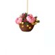 thumbnail image 1 of Hogar y jardín, Adornos colgantes, Adornos colgantes para cestas de flores navideñas, cestas de flores acrílicas, adornos para fiestas navideñas, árboles de Navidad, decoración del hogar, 2D plano, un, 1 of 1