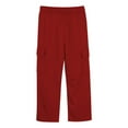 thumbnail image 5 of Girls Sweat Pants Clothes For Girls 10-12 Girls Cargo Sweatpants Wide Leg Baggy Teen Sweat Pants Cargo Casual with Pockets, 5 of 7