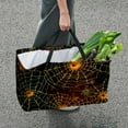 thumbnail image 7 of Spider Web Large Capacity Reusable Foldable Decorative Box Storage Bin Oxford Cloth Shopping Bags, 7 of 7
