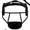 Black, variant on Champro Sports The Grill Defensive Fielder's Protective Steel Frame Softball Face Mask