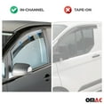 thumbnail image 5 of Window Visor Vent Rain Deflector for Ford Transit Connect 2014-2019 Smoke 2x, 5 of 9