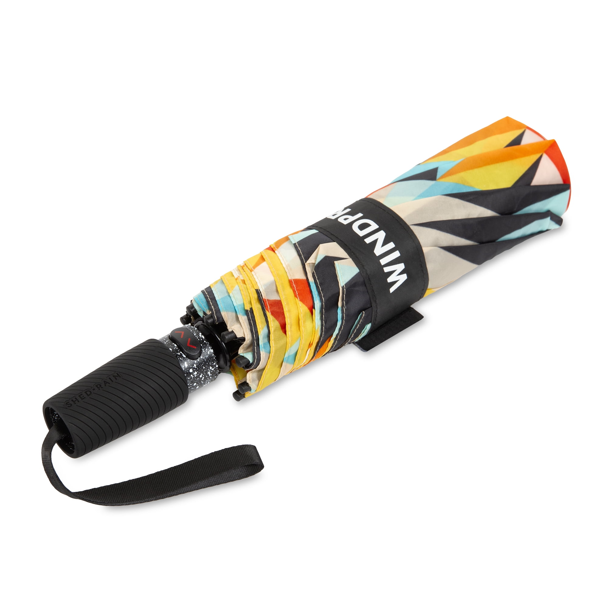 Canopi by ShedRain Windpro Vented Auto Open Auto Close 47" Printed Rain Umbrella - Multi Color Metro