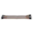 thumbnail image 2 of Fil de Sauteur de Planche à Pain Mâle à Femelle Dupont Cable pour Arduino Ruban Multicolore Cables 40 Broches 20cm, 2 of 8