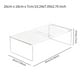 thumbnail image 2 of Estante organizador apilable, estante apilable largo, estante organizador de armario liviano, estante para cuencos, libros, lavadero, baño, platos 26 cm x 18 cm x 7 cm, 2 of 8
