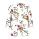 thumbnail image 4 of Xuyuer Womens Plus Size Tops 3/4 Sleeve Blouses Summer V Neck Shirts Smocked Cuffs Spring Outfits 1X-5X Casual Loose Tunic Tops Dressy T Shirts Loose Summer Business Work Blouses, 4 of 5