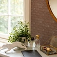 thumbnail image 3 of Tempaper x Genevieve Gorder Brass Belly Metallic Blush Peel and Stick Wallpaper, 20.5" x 33', 3 of 4