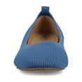 thumbnail image 6 of Journee Womens Maryann Slip On Round Toe Ballet Dress Flats, Widths Available, 6 of 9