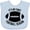 AE-Light Blue, variant on Inktastic It's My 1st Football Season Boys or Girls Baby Bib