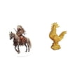 thumbnail image 1 of Letrero de escritorio Home Knight,Adorno de caballero acrílico 2D para estantería de manualidades,Escultura de pollo,Escultura de pollo,decoración del hogar,figura de gallo,Figura decorativa, 1 of 8