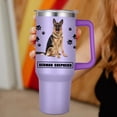 thumbnail image 4 of German Shepherd Gift for Dog Owner,40oz German Shepherd Tumbler with Handle Insulated Reusable Stainless Steel Travel Water Bottle (Color 1), 4 of 6