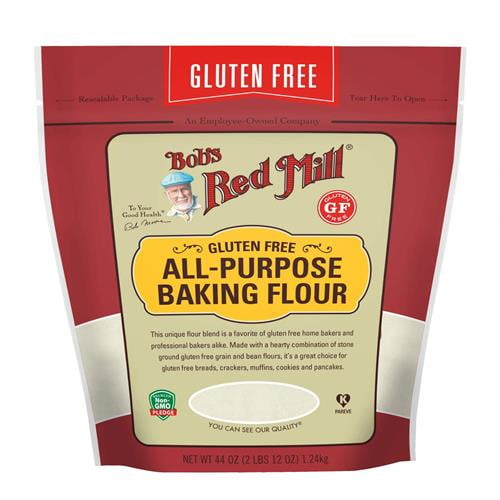 Bobs Red Mill Gluten Free All Purpose Baking Flour, 44Oz (Pack Of 1) - Vegan, Kosher - Pack of 2
