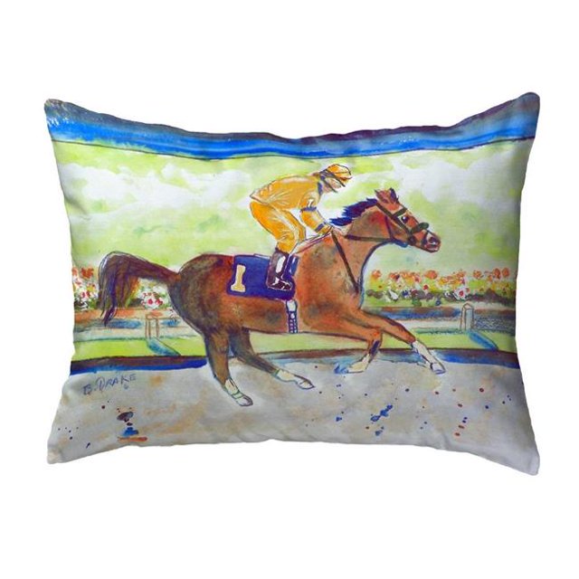 Betsydrake KS055B Oreiller de Cheval de Course Or Noncorded - Petit