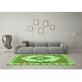 thumbnail image 3 of Ahgly Company Indoor Rectangle Abstract Green Modern Area Rugs, 2' x 4', 3 of 4