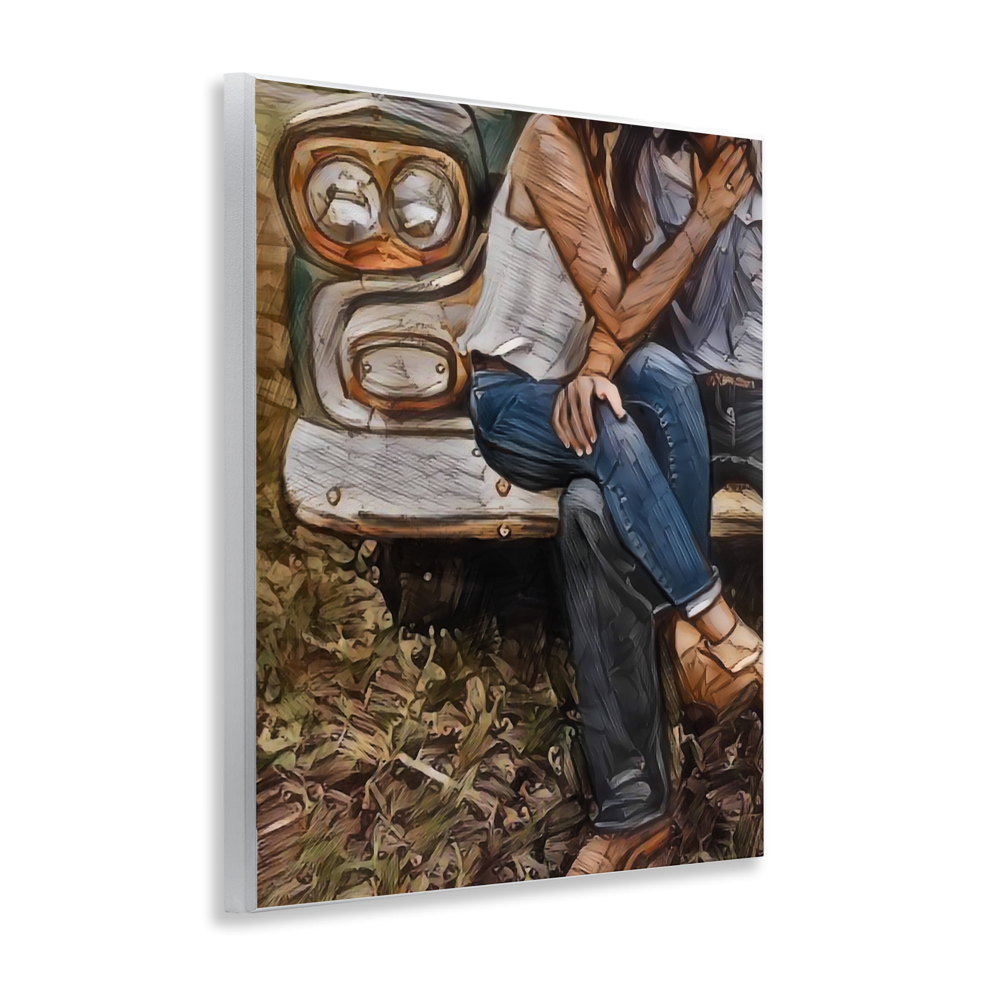 Crossed Legs & Trucks Wall Plaque Art, design by Jesse Keith