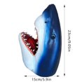 thumbnail image 3 of Teissuly Great White Shark Garden Art Statue, Lifelike Hand-Painted Carve Decoration to Gardens and Swimming Pools, Truly Unique Gift for Indoor or Outdoor Teissuly WER202309200894, 3 of 9