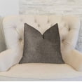 thumbnail image 2 of Plutus Abigail Charcoal Luxury Throw Pillow, 2 of 3