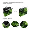 thumbnail image 3 of Leaves Stylish Women's Wallet with Coin Purse - 0.7 Microfiber Zinc Alloy Jaws Material - 4.3x4.7 in/11x12 cm Size, Durable & Fashionable Design, 3 of 7