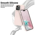 thumbnail image 2 of Entronix Silicone Soft Case Designed for iPhone 14 Pro Shockproof Durable Slim Fit, Rose Gold, 2 of 6