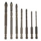 thumbnail image 2 of JUEGO DE BROCA de Perforació de Concreto, 3-12 mm de 7 PCS Masonería Bit Multipurpose Para Ladrillo de AzuleJos de Madera de Vidrio de Cemento, 2 of 7