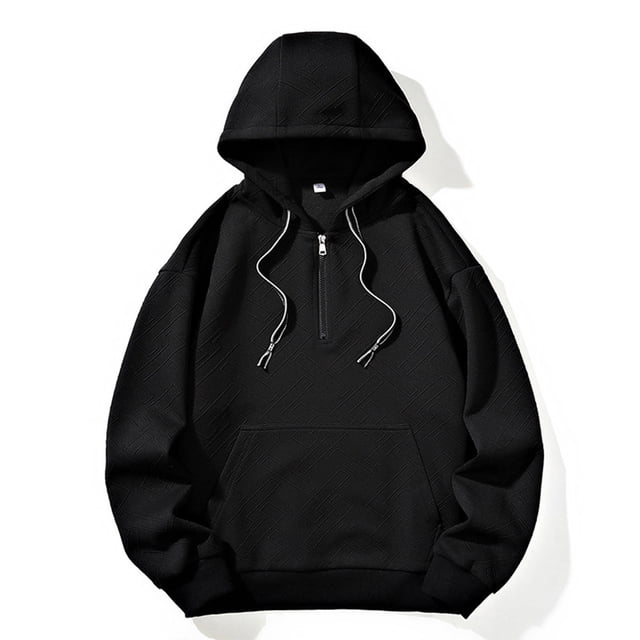pstuiky camisas de manga larga para hombre, Sudadera con capucha de manga larga para hombre, informal y moderna, de color liso top de hombre m