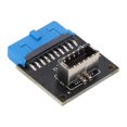 thumbnail image 1 of Tarjeta de expansión de placa base USB3.0 Frontal 19PIN a 3.1 TIPO C Frontal Tipo E Adaptador 20 a 19PIN, 1 of 7
