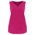 thumbnail image 3 of Catherines Women's Plus Size Petite Crisscross Timeless Tank, 3 of 5