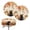 Fall Black Cat Pumpkin, variant on XYZCANDO Vintage Fall Black Cat Pumpkin Round Bar Stool Seat Covers, Washable Stretch Stool Slipcovers for Kitchen Dining Cafe Bar Chairs Autumn Home Decor, 2 Pack