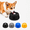 Black, variant on Dog Lick Bowl with Rolling Ball, Interactive Slow Feeder Bowl for Dogs, Lick Ball Bowl to Slow Pet Eating, Fun Rolling Ball Dog Bowl to Promote Gradual Eating (Yellow - 1pc)