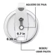 thumbnail image 5 of Vaso Térmico Portátil De Acero Inoxidable 20oz Con Calor/frí/ Corlor Rosa Punkzz, 5 of 7
