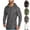 Gray, variant on Zylanna Men's Pullover Hoodies, Hooded Sweatshirt Elastic Long Sleeve Workout Running Athletic Jacket with Pockets Gray Size 2XL