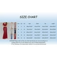 thumbnail image 3 of Women's Wedding Guest Dresses Summer Short Sleeve Double V Neck Evening Prom Dress, 3 of 7