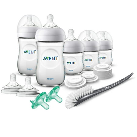 Philips Avent Natural Baby Bottle Newborn Starter Baby Gift Set, SCD206/03