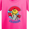 thumbnail image 4 of Inktastic Colorado Mountain Scene with Clouds and Moon Youth T-Shirt, 4 of 5
