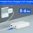 thumbnail image 6 of (YLJian)--1Pc 10000mAh Portable Charger Battery Pack For Heated Blanket Vest Jacket Power Bank With Type C USB Cable Fit For IOSPhone 14 Android And More.--(re54v41:{{.c), 6 of 10