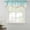 Teal, variant on Gradient Blue Tie Up Valance Curtains for Windows, Kitchen Curtains Window Treatments, Geometric Stripes Wave Chevron Pattern Short Window Shades Valances for Bedroom Bathroom Cafe 42"x12"