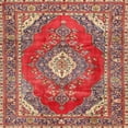 thumbnail image 1 of Ahgly Company Machine Washable Indoor Square Traditional Camel Brown Area Rugs, 10' Square, 1 of 7