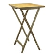 thumbnail image 1 of Mesa Plegable Mainstays de Madera Café, 1 of 4
