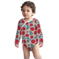 thumbnail image 2 of Sigee Tomato for Baby Unisex Baby Cotton Long-Sleeve Bodysuits Soft Cotton, Breathable-18 Months, 2 of 6