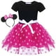 thumbnail image 2 of ABTOHE G`irls Princess Dress for Kid`s & Teen`s, Elegant Off-Shoulder Party Dress with Multilayer Skirt for Birth`day, Hallo`ween, Christma`s | Breathable Cotton Lining, 2 of 9