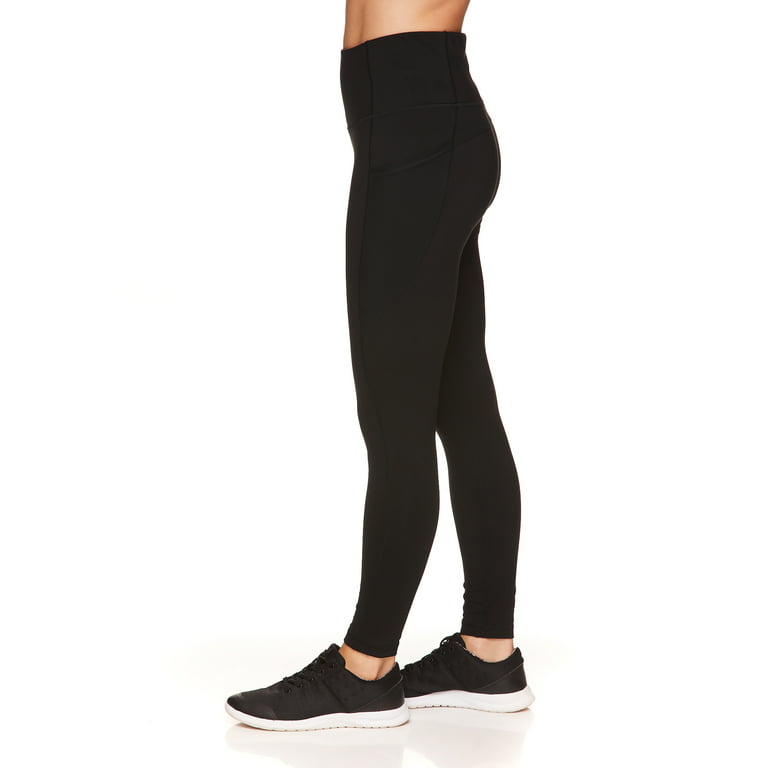 Reebok Womens High-Waisted Active Leggings with Pockets